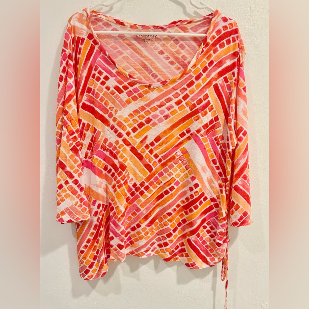 Casey Key Vibrant Multicolor Women's Blouse